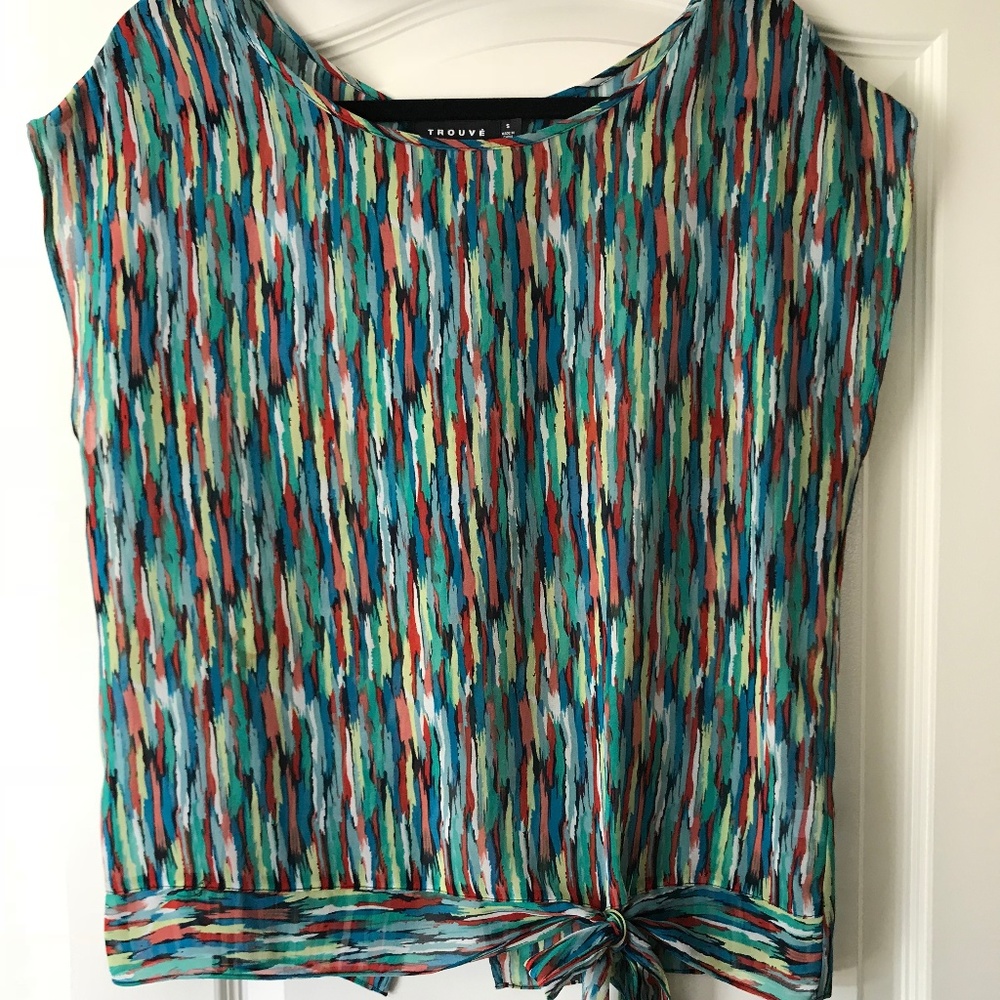Nordstrom Trouve Shear Blouse